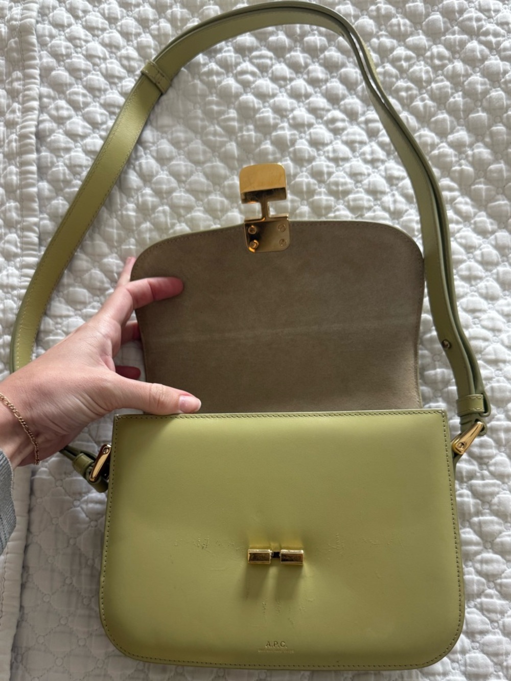A.P.C. Bergamote Grace Small Bag - Picture 4 of 11